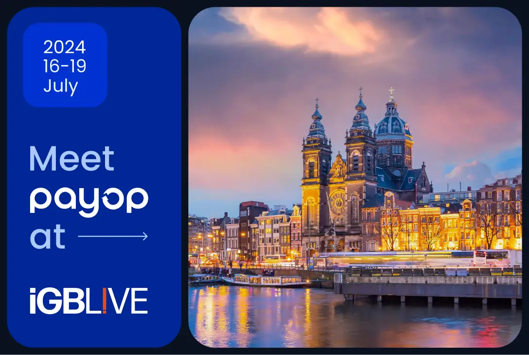 Payop at IGB Live Amsterdam 16-19July