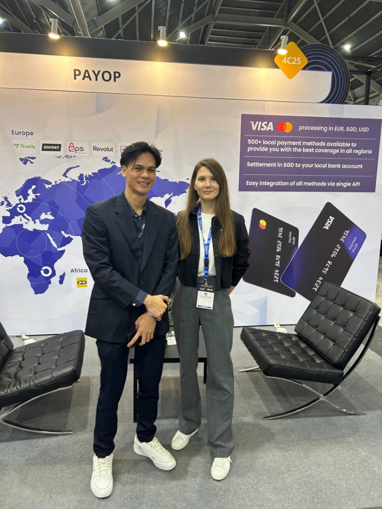 Payop’s CEO, Anastasia Semenkova, at the Singapore FinTech Festival