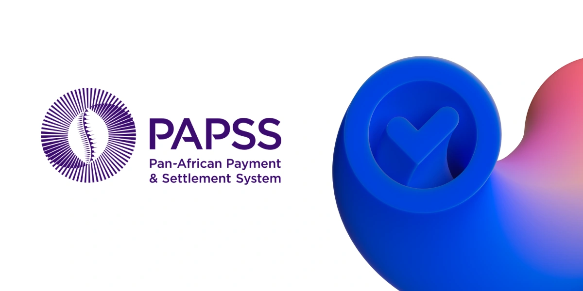 PAPSS logo with a verified checkmark symbol